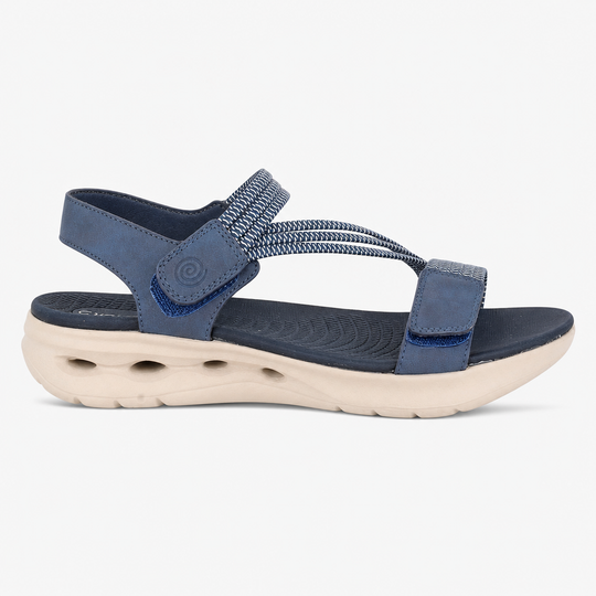 Cipriata ELENA Womens Ankle Strap Sandals Navy Blue