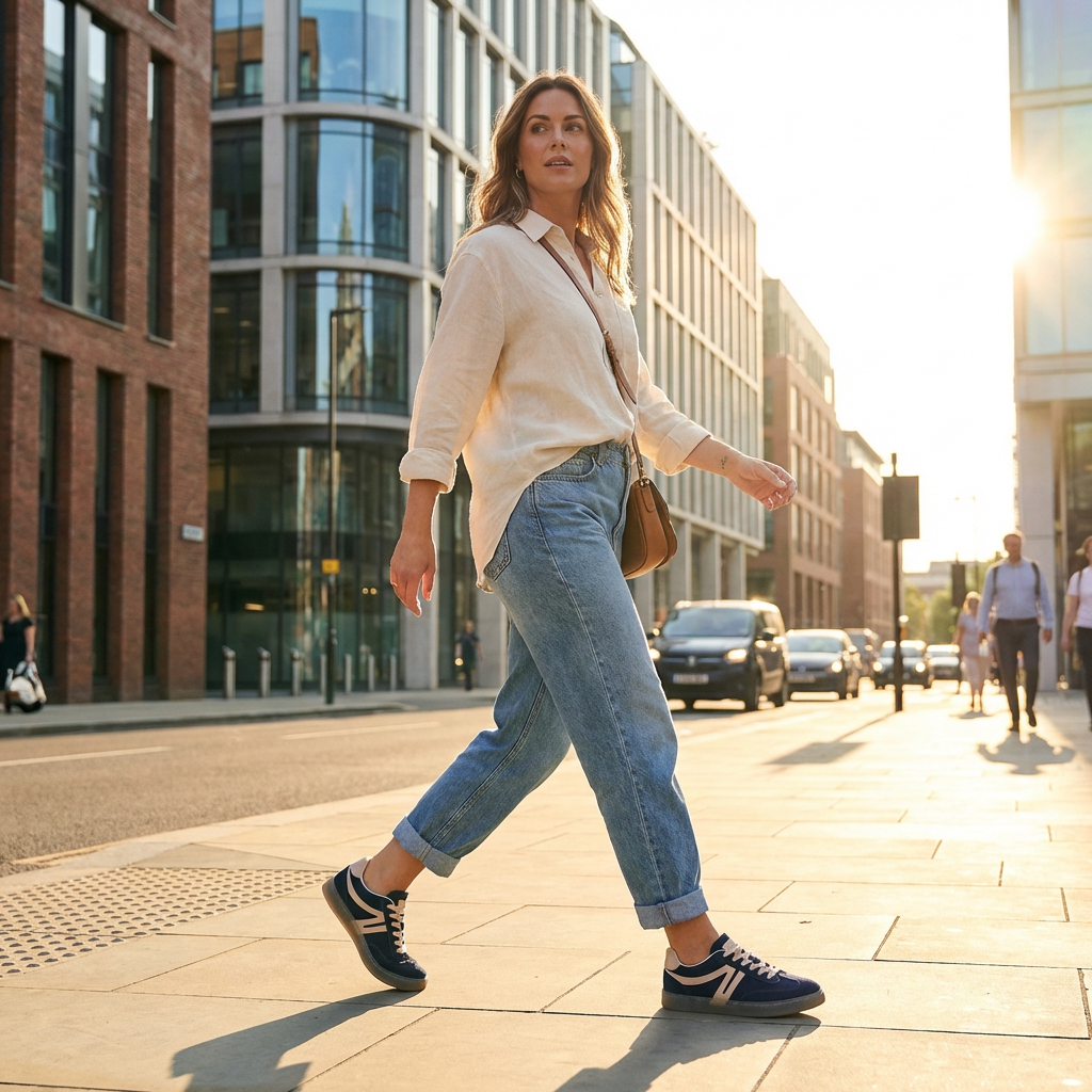 Cipriata REDEA Womens Casual Trainers Navy