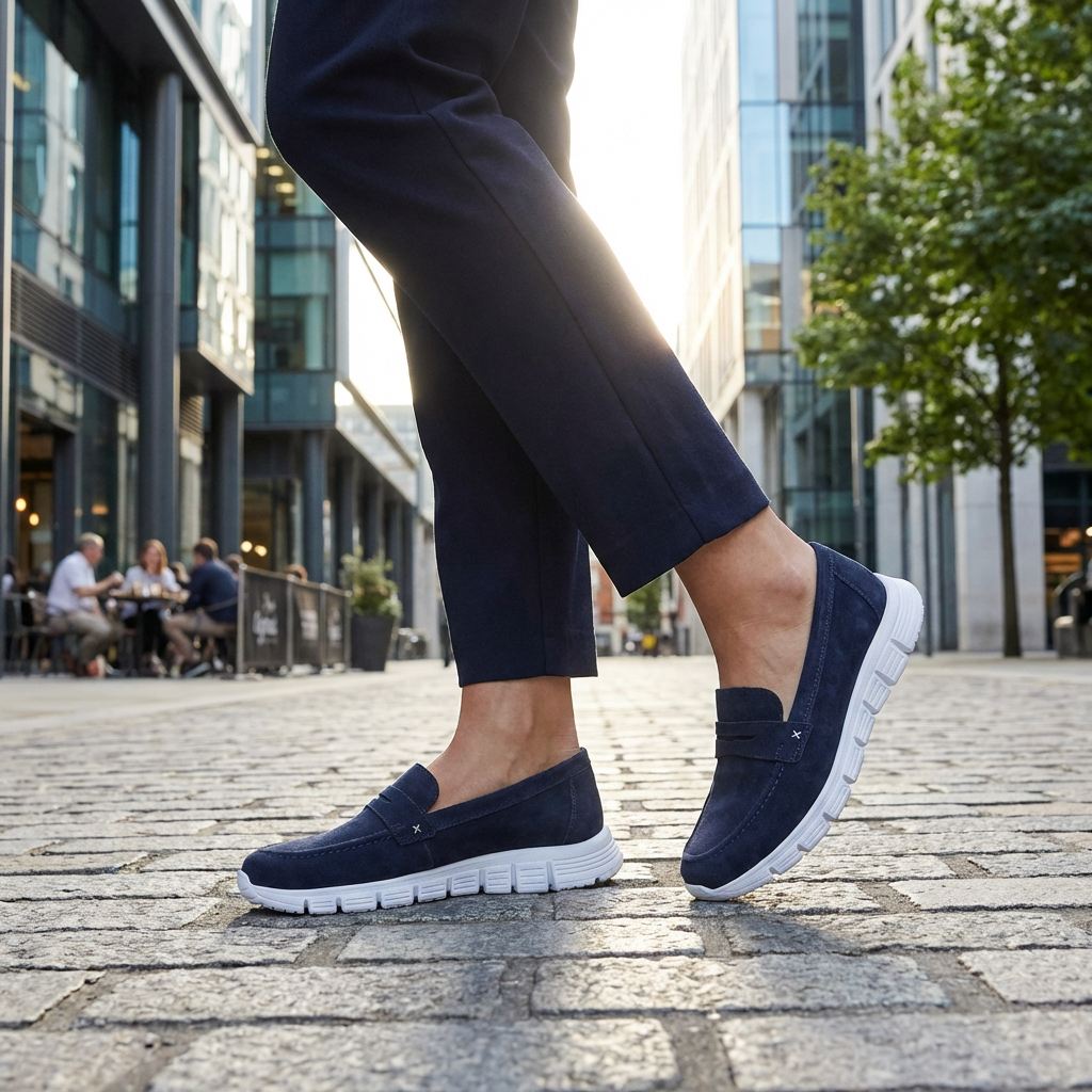 Cipriata FELISA Womens Casual Trainers Navy