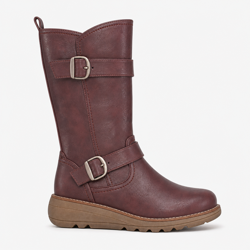 Cipriata ARCISA Womens Tall Boots Burgundy