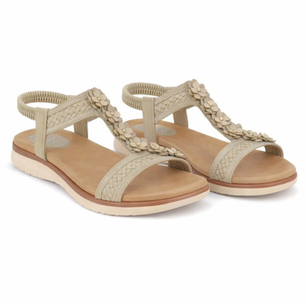 Cipriata LIANA Womens Slingback Sandals Beige