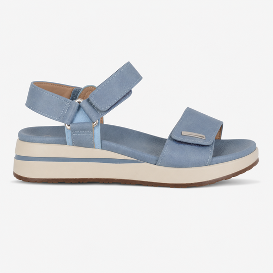 Cipriata FENIA Womens Ankle Strap Sandals Blue Jeans