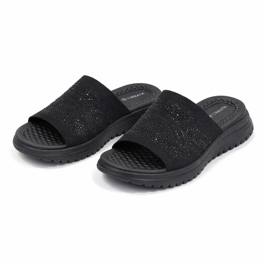 Cipriata ELIANA Womens Mules Sandals Black