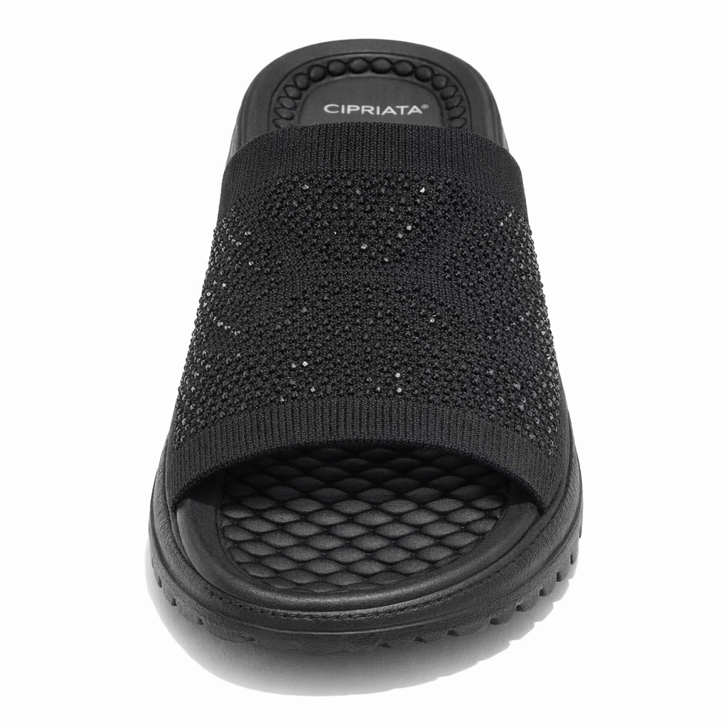 Cipriata ELIANA Womens Mules Sandals Black
