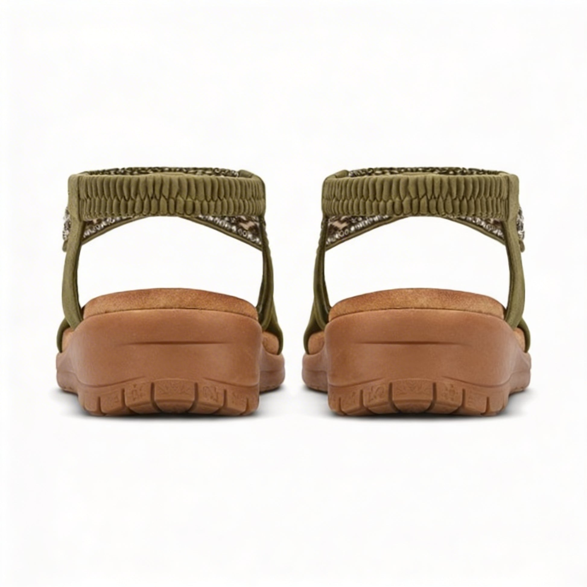Cipriata GIOVINA Womens Slingback Sandals Khaki