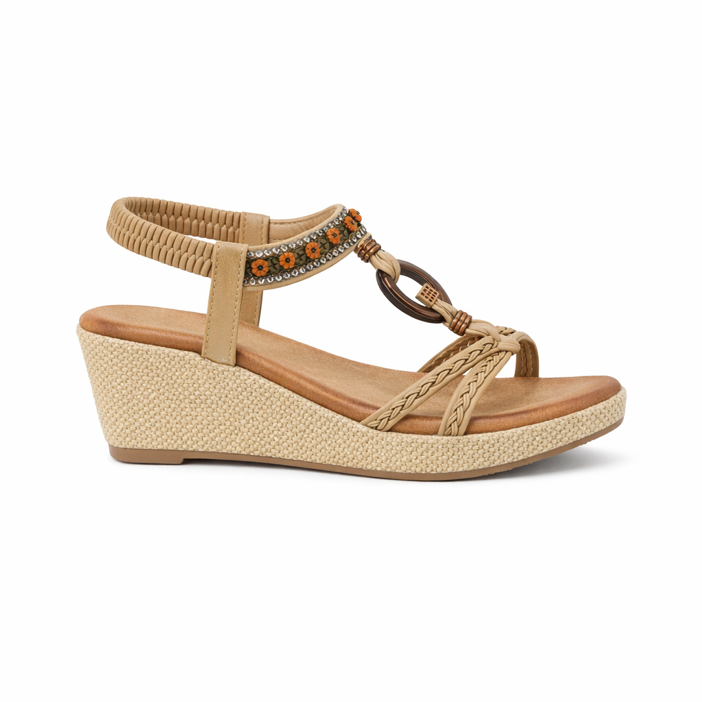 Cipriata GIOELA Womens Slingback Sandals Beige