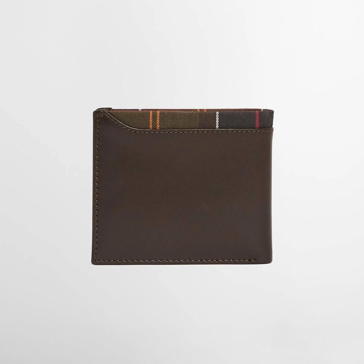 Barbour BRODICK Mens Bifold Wallet Brown/Classic Tartan