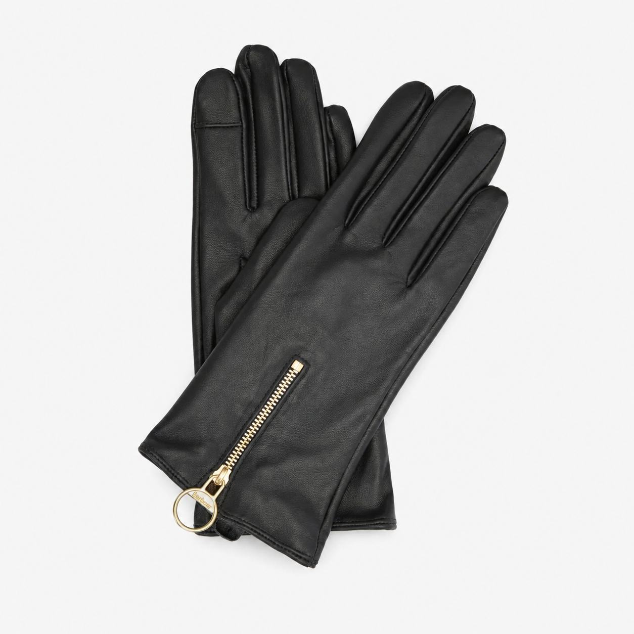 Barbour ARLENE LEATHER Womens Gloves Black/Classic
