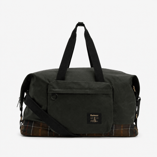 Barbour FIELD WAX HOLDALL Unisex Adults Holdall Bag Sage/Classic