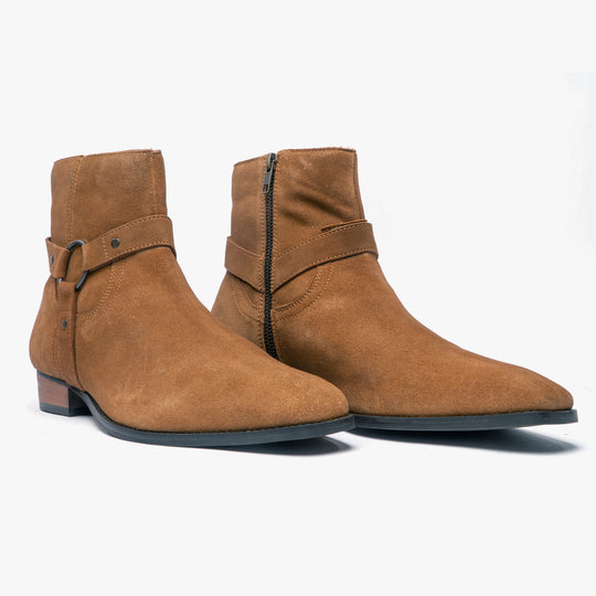 Club Cubano RAUL Mens Boots Cognac