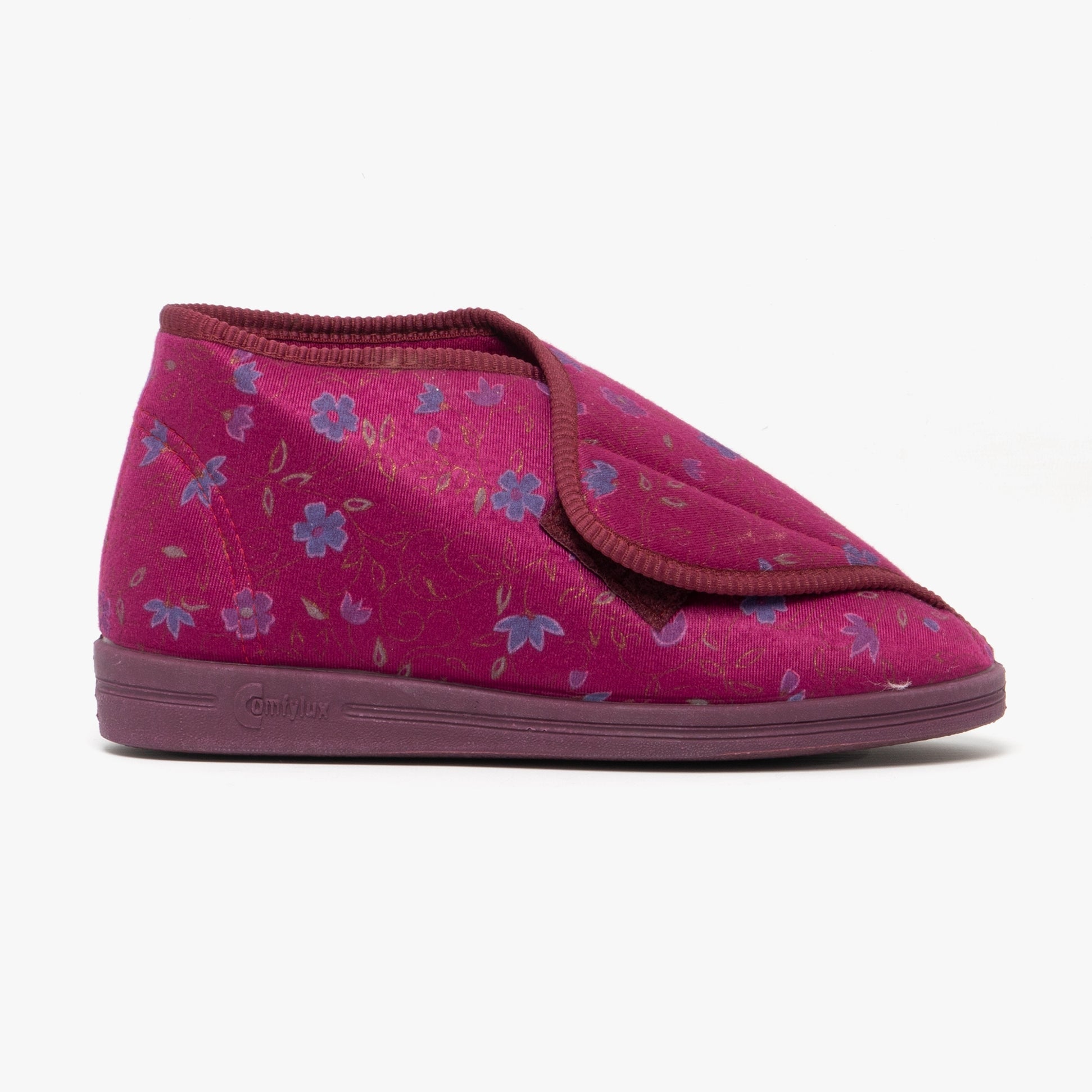 Comfylux ANDREA Womens Boot Slippers Wine