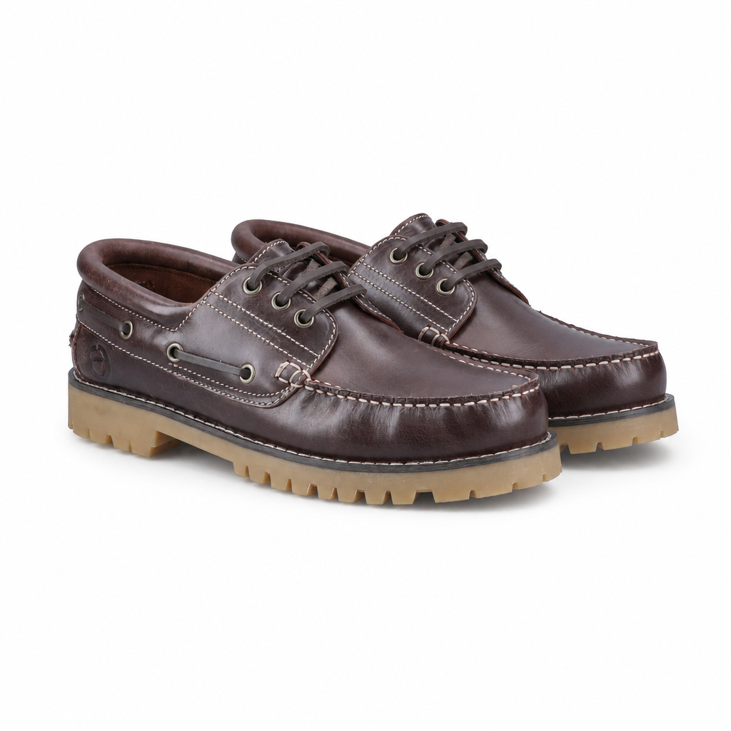 INGLECOTE Mens Shoes Brown Leather
