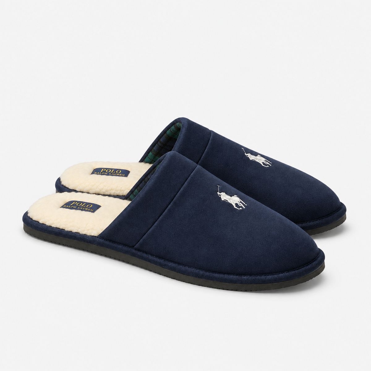 Polo Ralph Lauren KLARENCE Mens Mules Navy/Blackwatch/Cream