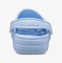 Crocs 10001-4NS CLASSIC Womens Clogs Blue Calcite rear view, highlighting lightweight and water-resistant design.