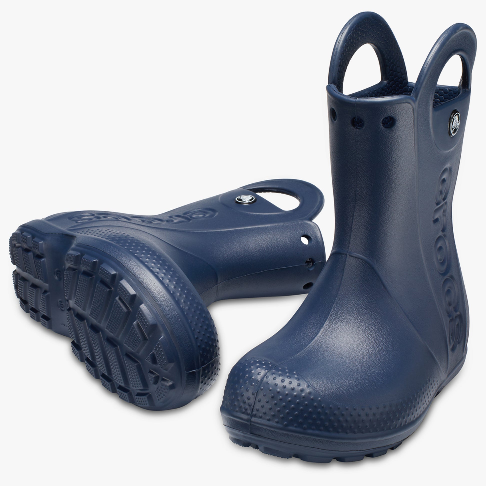 Crocs 12803-410 HANDLE IT RAIN BOOT Kids Wellies Navy