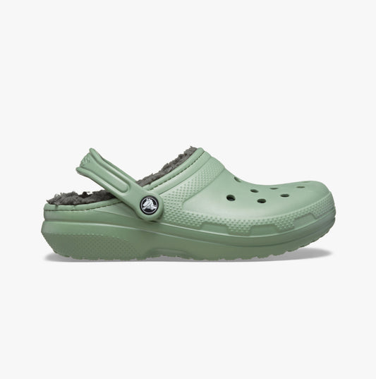 Crocs 203591-3WP CLASSIC LINED Unisex Clogs Moss/Multi