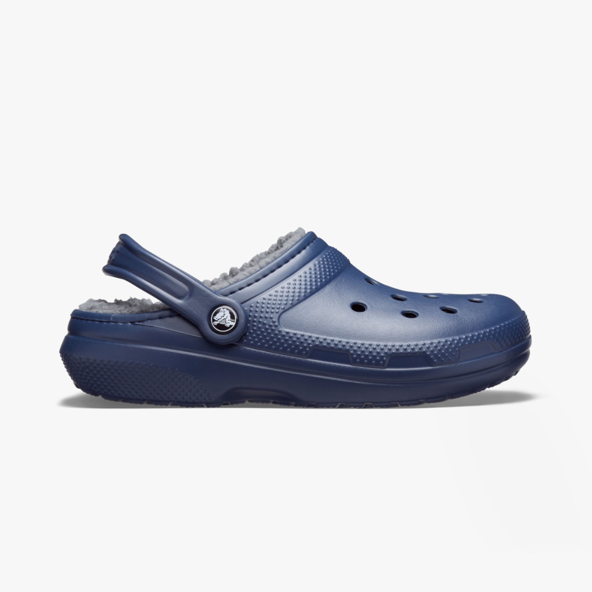 Crocs 203591-459 CLASSIC LINED Unisex Clogs Navy/Charcoal