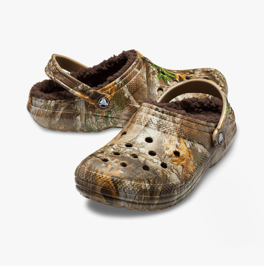 Crocs 205377-280 CLASSIC REALTREE Unisex Clogs Chocolate/Chocolate
