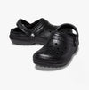 Crocs 205842-001 CLASSIC GLITTER LINED Womens Clogs Black