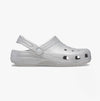 205942-0IC CLASSIC GLITTER LINED Womens Clogs Silver Glitter