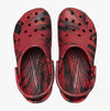 Crocs 206867-6EO CLASSIC MARBLED Womens Clogs Pepper/Black