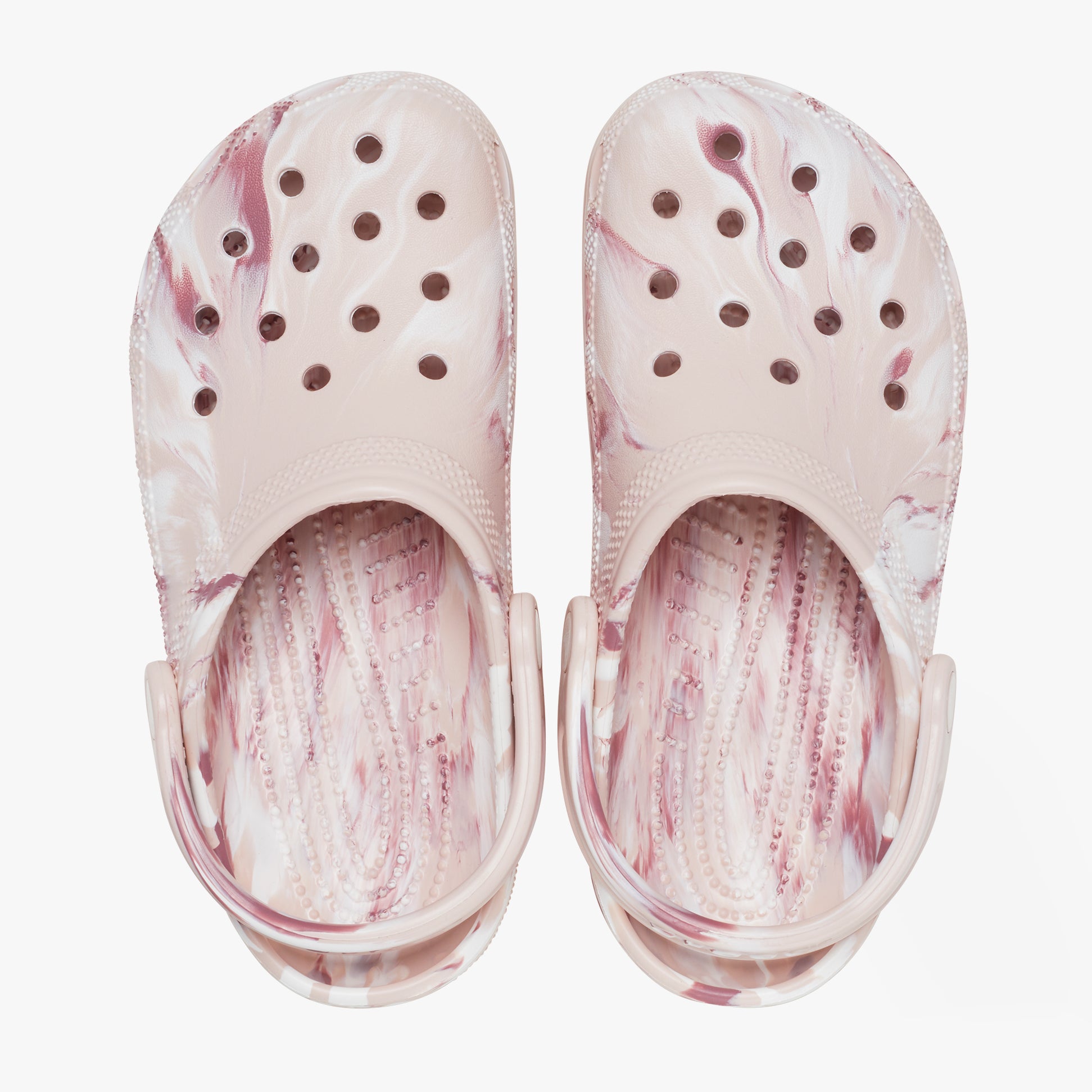 Crocs 206867-6WS CLASSIC MARBLED Womens Clogs Quartz/Multi