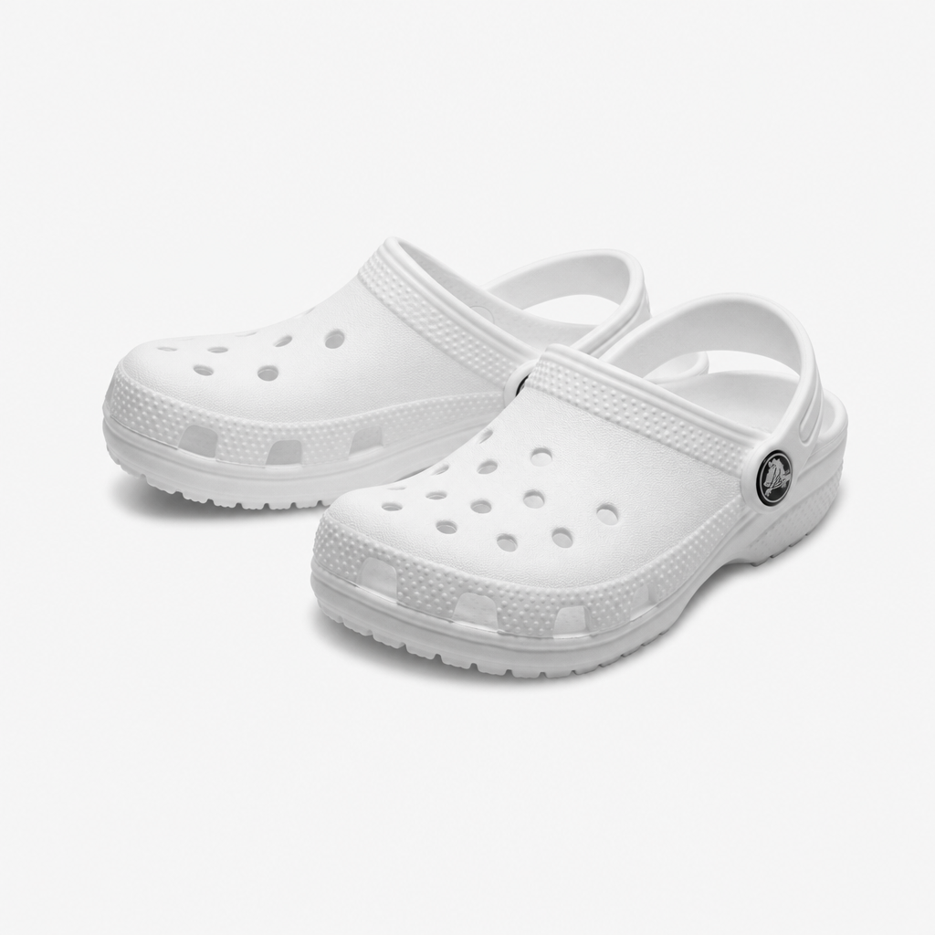 Crocs 206991-100 CLASSIC KIDS Clogs White