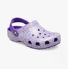 Crocs 206993-573 CLASSIC GLITTER Kids Clogs Neon Purple/Multi