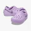Crocs 207010-5PR CLASSIC LINED Kids Clogs Orchid