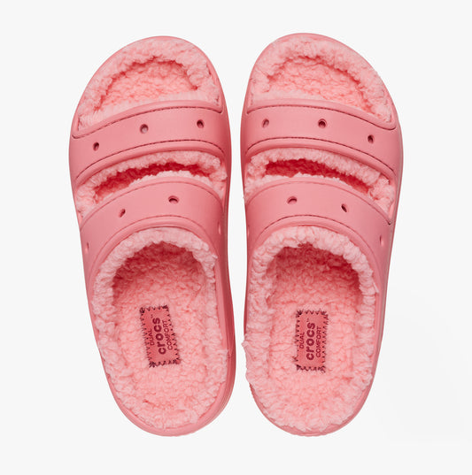 207446-6XF CLASSIC COZZZY Womens Sliders Hot Blush