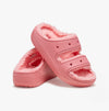 207446-6XF CLASSIC COZZZY Womens Sliders Hot Blush
