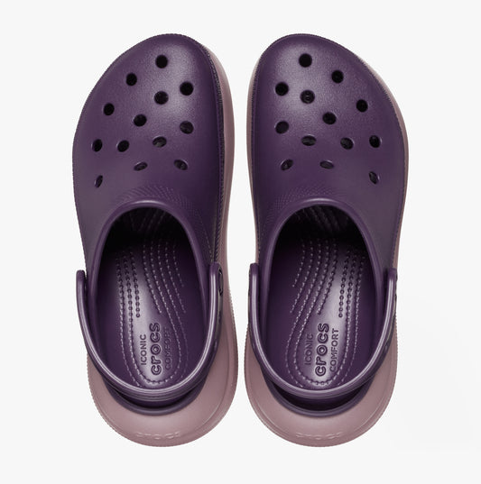 Crocs 207521-5AT CLASSIC CRUSH Womens Clogs Dark Iris/Multi