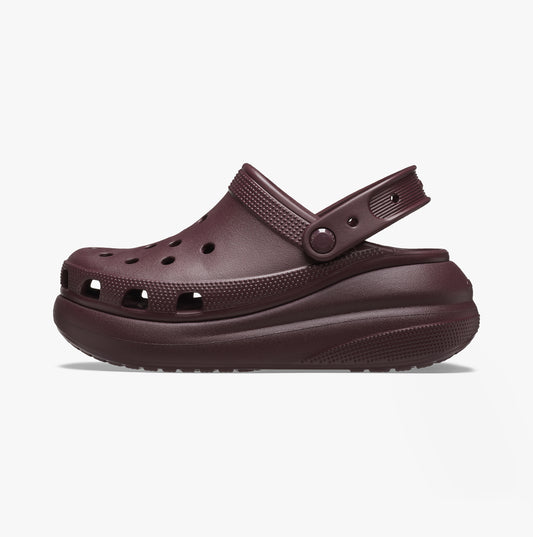 Crocs 207521-6WD CLASSIC CRUSH Womens Clogs Dark Cherry