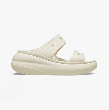 Crocs 207670-2Y2 CRUSH SANDAL Womens Platform Sliders Bone