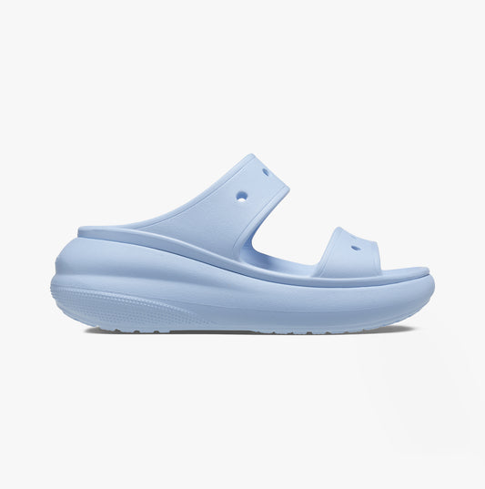 Crocs 207670-4NS CRUSH SANDAL Womens Platform Sliders Blue Calcite