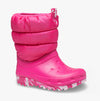 Crocs 207684-6X0 CLASSIC NEO PUFF Girls Boots Candy Pink