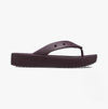 Crocs 207714-6WD CLASSIC PLATFORM FLIP Womens Flip-Flops Dark Cherry