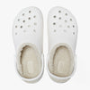 Crocs 207938-100 CLASSIC PLATFORM LINED Womens Clogs White