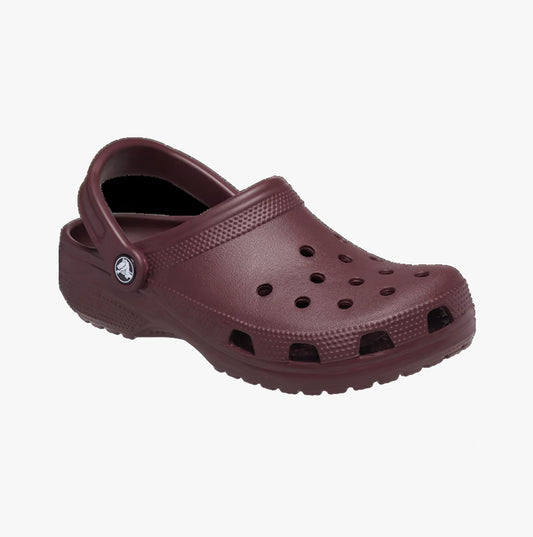 Crocs 207938-6WD CLASSIC PLATFORM LINED Womens Clogs Dark Cherry