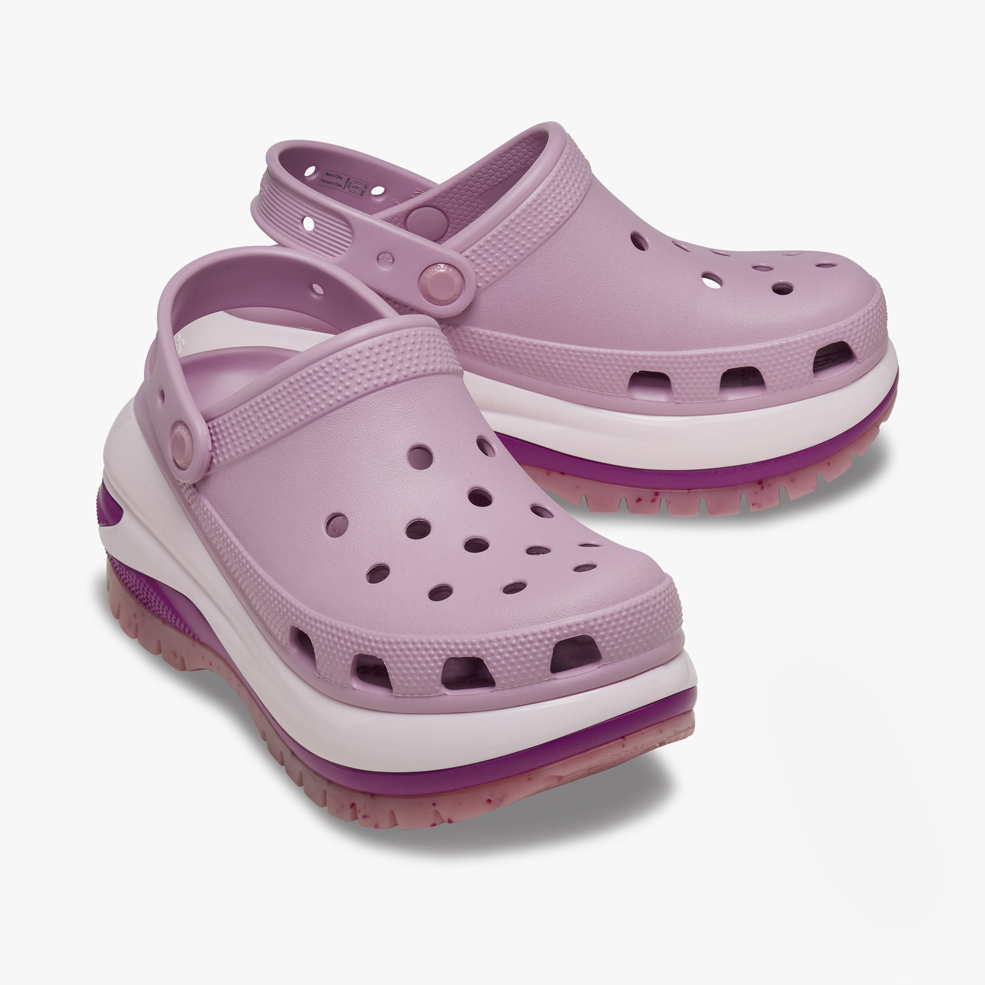 Crocs 207988-5BX MEGA CRUSH Womens Clogs Hydrangea