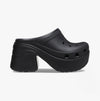 Crocs 208547-001 SIREN CLOG Womens Clogs Black