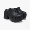 Crocs 208547-001 SIREN CLOG Womens Clogs Black