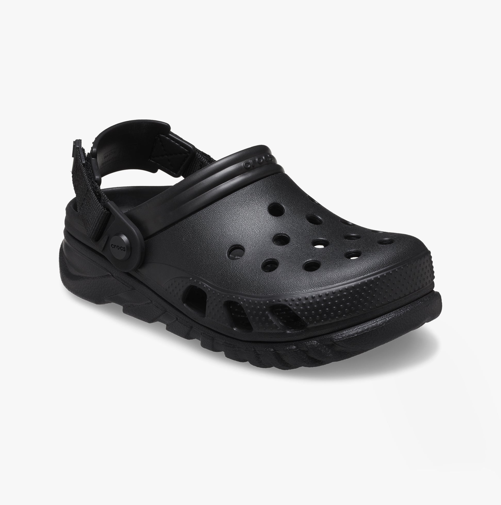 Crocs 208776-001 DUET MAX II Unisex Clogs Black