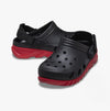 Crocs 208776-0WQ DUET MAX II Unisex Clogs Black/Varsity Red