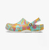 Crocs 208940-6WA CLASSIC ISLAND ESCAPE Womens Clogs Hyper Pink/Multi