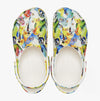 Crocs 208940-94S CLASSIC ISLAND ESCAPE Womens Clogs White/Multi