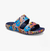 Crocs 208975-4HQ CLASSIC RETRO Womens Sandals Navy/Multi