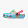 Crocs 209039-6WA CLASSIC ISLAND ESCAPE Girls Clogs Hyper Pink/Multi