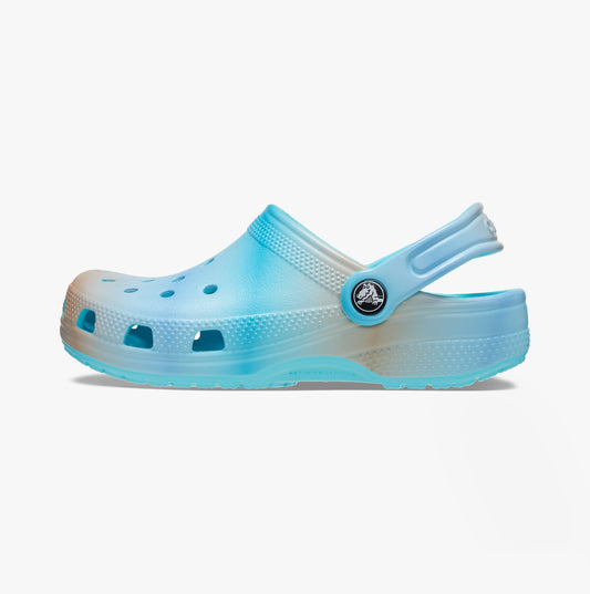 Crocs 209041-4NQ CLASSIC COLOR DIP Kids Clogs Neptune/Multi