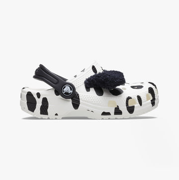 Crocs 209075-103 CLASSIC I AM DALMATIAN Kids Clogs White/Black